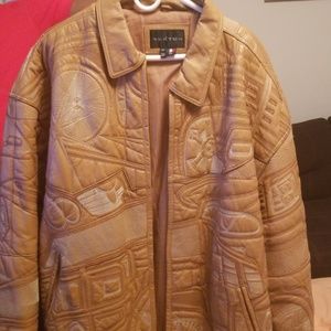 Rexton men leather jacket